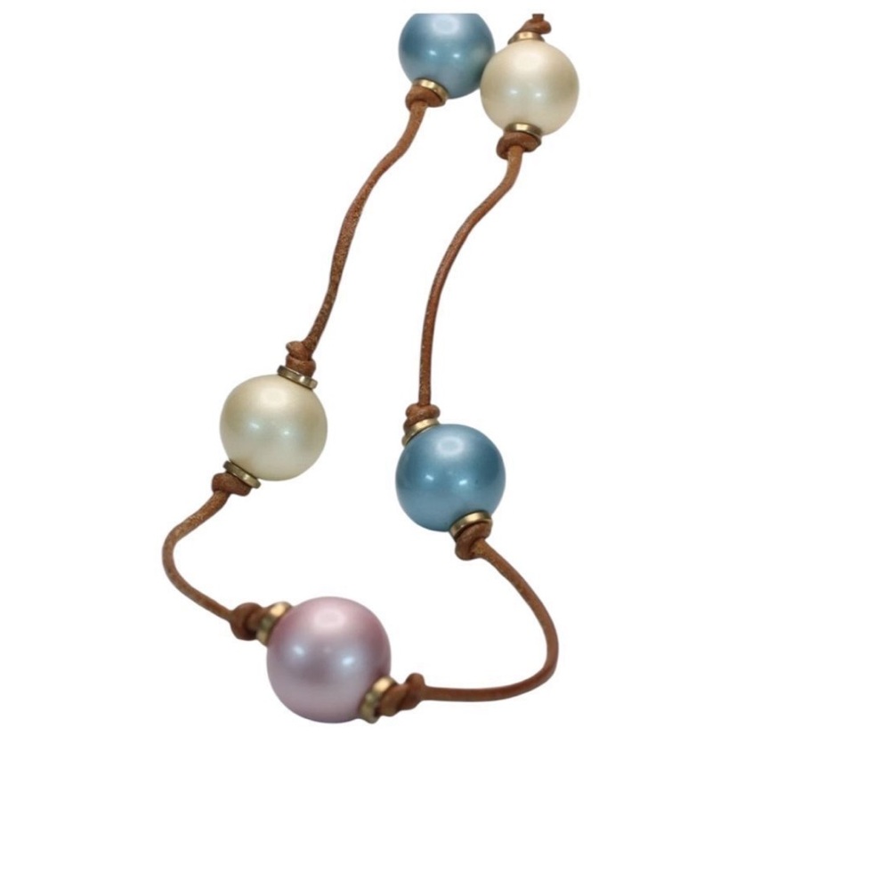 Salvatore Ferragamo Multicolor Beaded Necklace